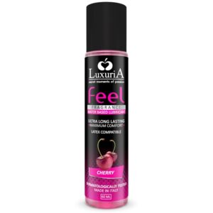 POTENTE - INTIMATELINE - LUXURIA FEEL LUBRIFICANTE BASE DE GUA DE CEREJA 60 ML