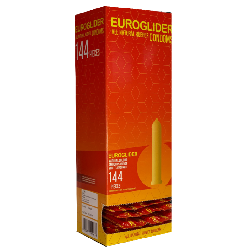 POTENTE - EUROGLIDER - PRESERVATIVOS 144 PEÇAS