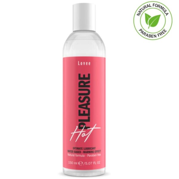 POTENTE - INTIMATELINE - LOVEE LUBRIFICANTE ÍNTIMO HOT PLEASURE 150 ML