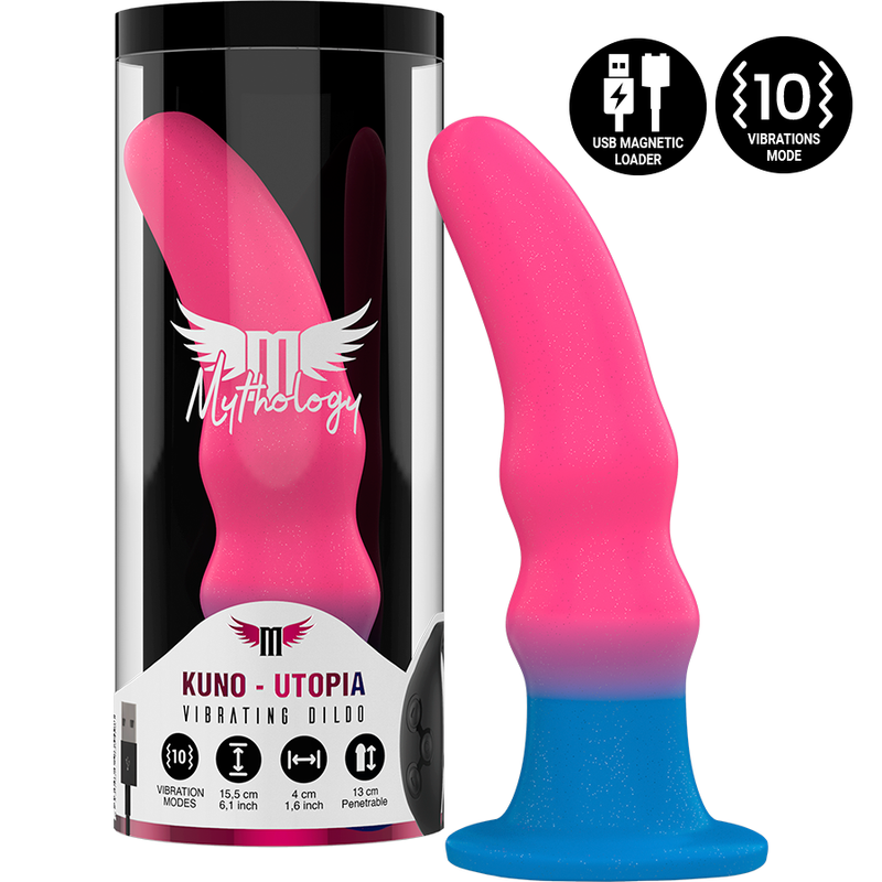 POTENTE - MYTHOLOGY - KUNO UTOPIA DILDO M - VIBRADOR COMPATÍVEL COM A TECNOLOGIA WATCHME WIRELESS
