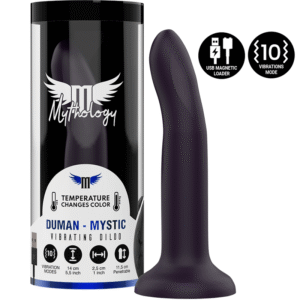 POTENTE - MYTHOLOGY DUMAN MYSTIC DILDO S - VIBRADOR WATCHME TECNOLOGIA SEM FIO COMPATÍVEL