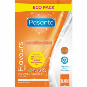 POTENTE - PASANTE - SACO DE SABORES ECO PACK PRESERVATIVOS 288 UNIDADES