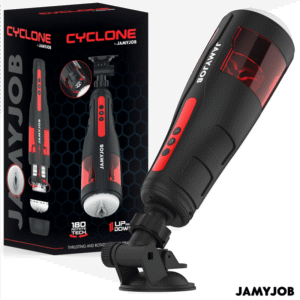 POTENTE - JAMYJOB - MASTURBADOR AUTOMÁTICO DE VAGINA CYCLONE 10 MODOS DE ROTAÇÃO E IMPULSO