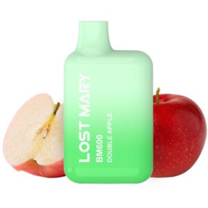 POTENTE - LOST MARY - BM600 NICOTINE VAPER 2% DESCARTÁVEL DUPLO APPLE