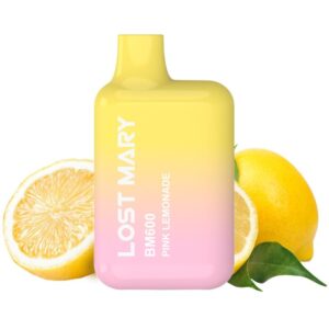 POTENTE - LOST MARY - BM600 NICOTINE VAPER 2% DESCARTÁVEL ROSA LIMONADA