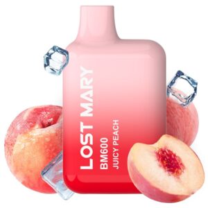 POTENTE - LOST MARY - BM600 NICOTINE VAPER 2% DESCARTÁVEL JUICY PEACH