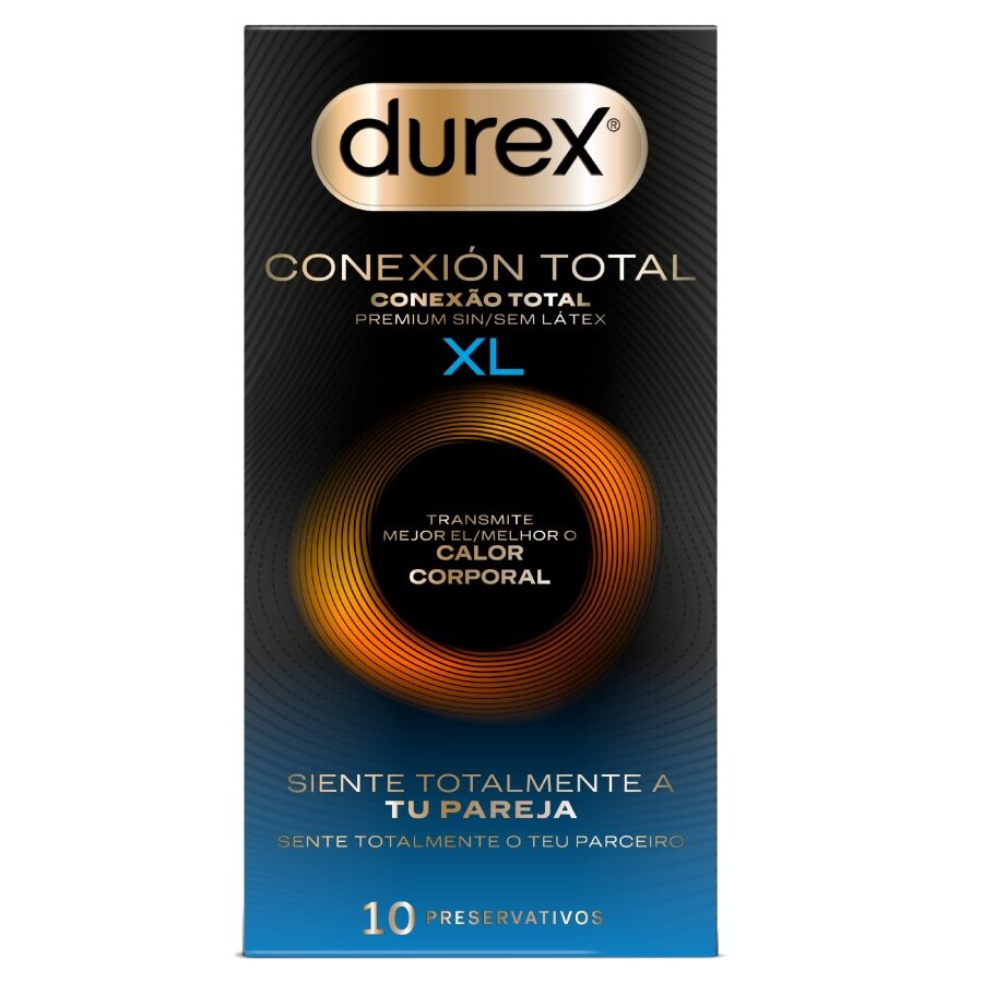 POTENTE - DUREX - TOTAL CONNECTION XL ULTRA FINE PLUS SEM LÁTEX 10 UNIDADES
