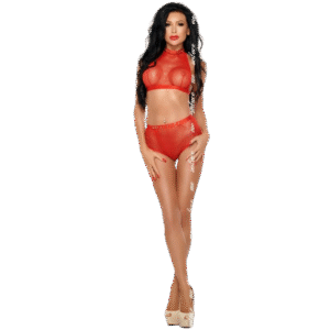 POTENTE - ME-SEDUCE - MONA SET VERMELHO S/M