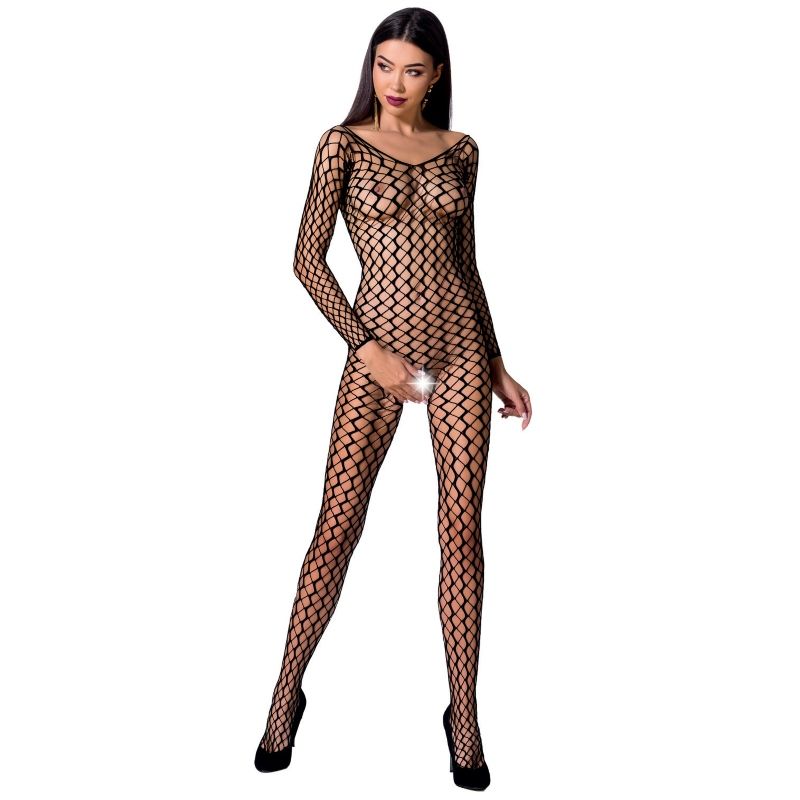 POTENTE - PASSION - WOMAN BS068 BODYSTOCKING PRETO TAMANHO ÚNICO