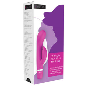 POTENTE - B SWISH - BWILD CLASSIC MARINE COELHO VIBRADOR CERISE