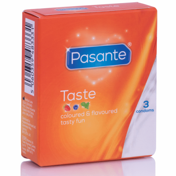 POTENTE - PASANTE - DE PRESERVATIVOS SABORES 3 UNIDADES