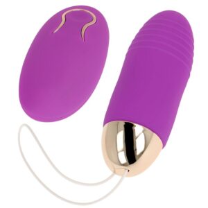 POTENTE - OHMAMA - OVO VIBRANTE COM CONTROLE REMOTO 10 VELOCIDADES ROXO