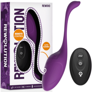 POTENTE - REWOLUTION - CONTROLE REMOTO DO VIBRADOR DE OVO REWOVO