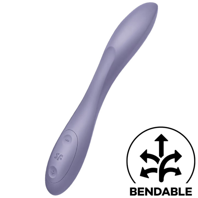 POTENTE - SATISFYER - MULTI VIBRADOR G-SPOT FLEX 2 ROXO