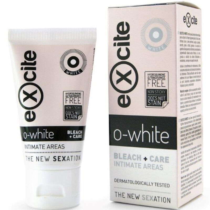 POTENTE - EXCITE - O WHITE BLEACH + CUIDADO ÁREAS ÍNTIMAS 50 ML