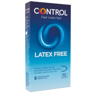 POTENTE - CONTROL - FREE SIN LATEX CONDOMS 5 UNITS