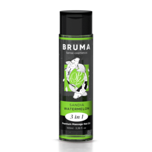 POTENTE - BRUMA - ÓLEO DE MASSAGEM PREMIUM EFEITO CALOR SABOR MELANCIA 3 EM 1 - 100 ML