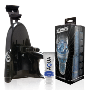 POTENTE - FLESHLIGHT - TURBO THRUST BLUE ICE + LANÇAMENTO UNIVERSAL + LUBRIFICANTE DE QUALIDADE AQUA 50 ML