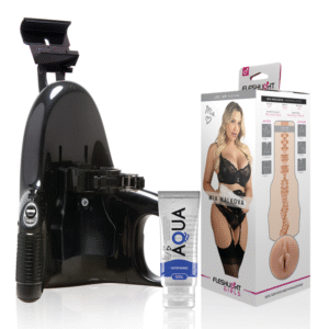 POTENTE - FLESHLIGHT - MIA MALKOVA VAGINA LVL UP + LANÇAMENTO UNIVERSAL + LUBRIFICANTE AQUA QUALITY 50 ML