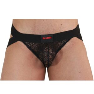 POTENTE - BURN - 005 JOCK LINGERIE PRETO L