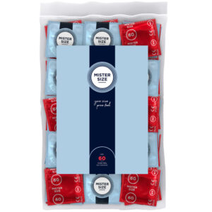 POTENTE - MISTER SIZE - PRESERVATIVO TAMANHO XL 60 MM (100 UNIDADES)
