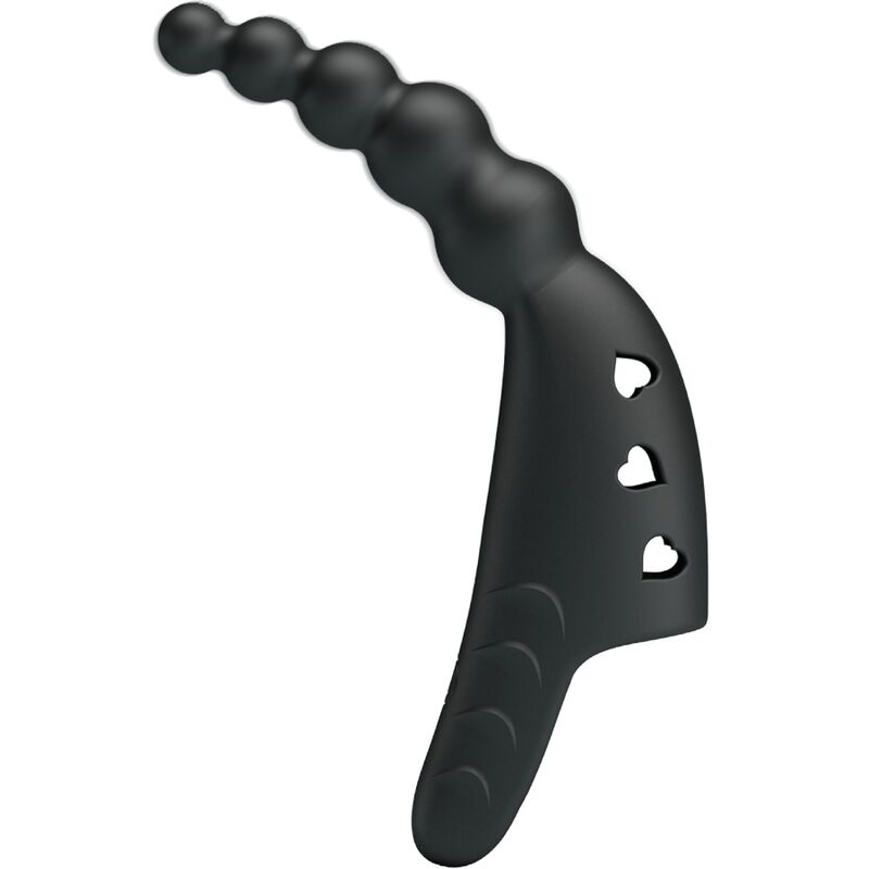 POTENTE - PRETTY LOVE - VIBRADOR DE DEDO JORDIN 10 VIBRAÇÕES PRETO