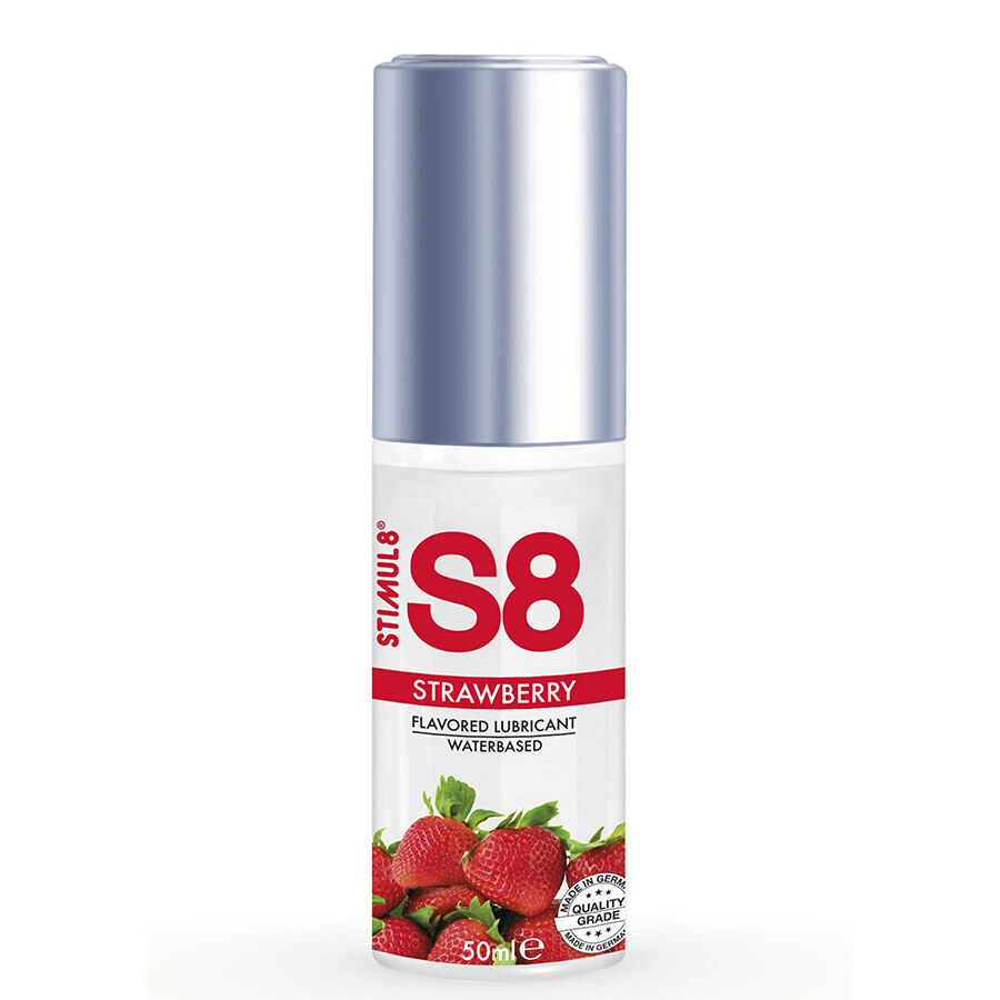 POTENTE - STIMUL8 - LUBRIFICANTE S8 MORANGO 50 ML