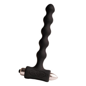 POTENTE - ROCKS-OFF - PETITE SENSATIONS PEARLS PLUG ANAL VIBRADOR PRETO