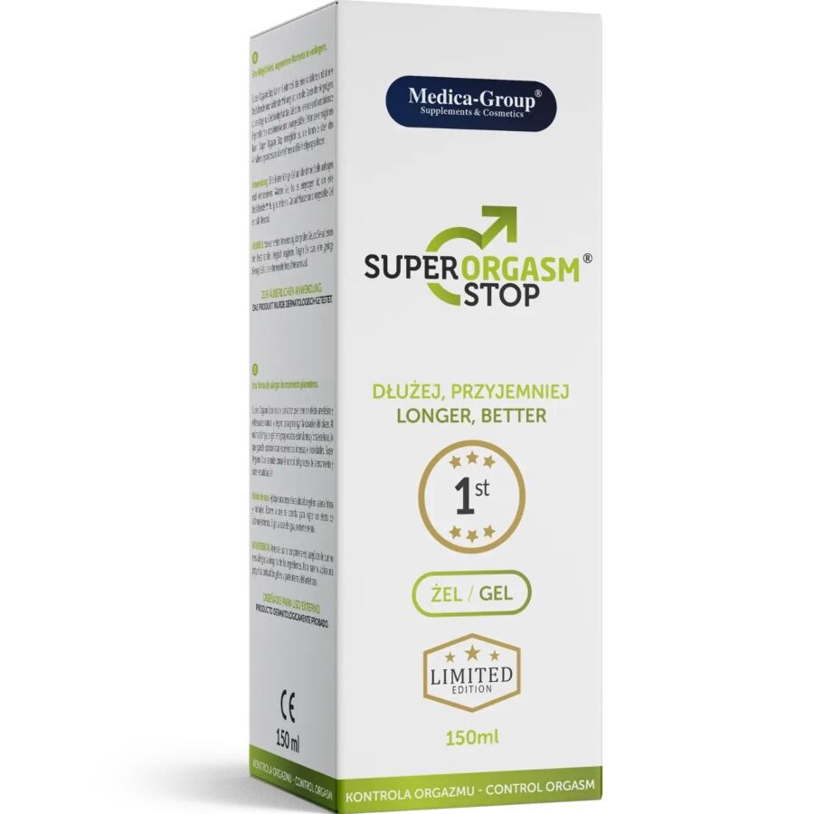 MEDICA GROUP - SUPER ORGASM STOP GEL ÍNTIMO PARA HOMENS 150 ML - Image 2