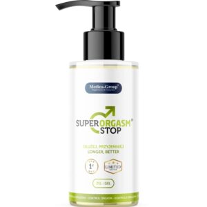 POTENTE - MEDICA GROUP - SUPER ORGASM STOP GEL ÍNTIMO PARA HOMENS 150 ML