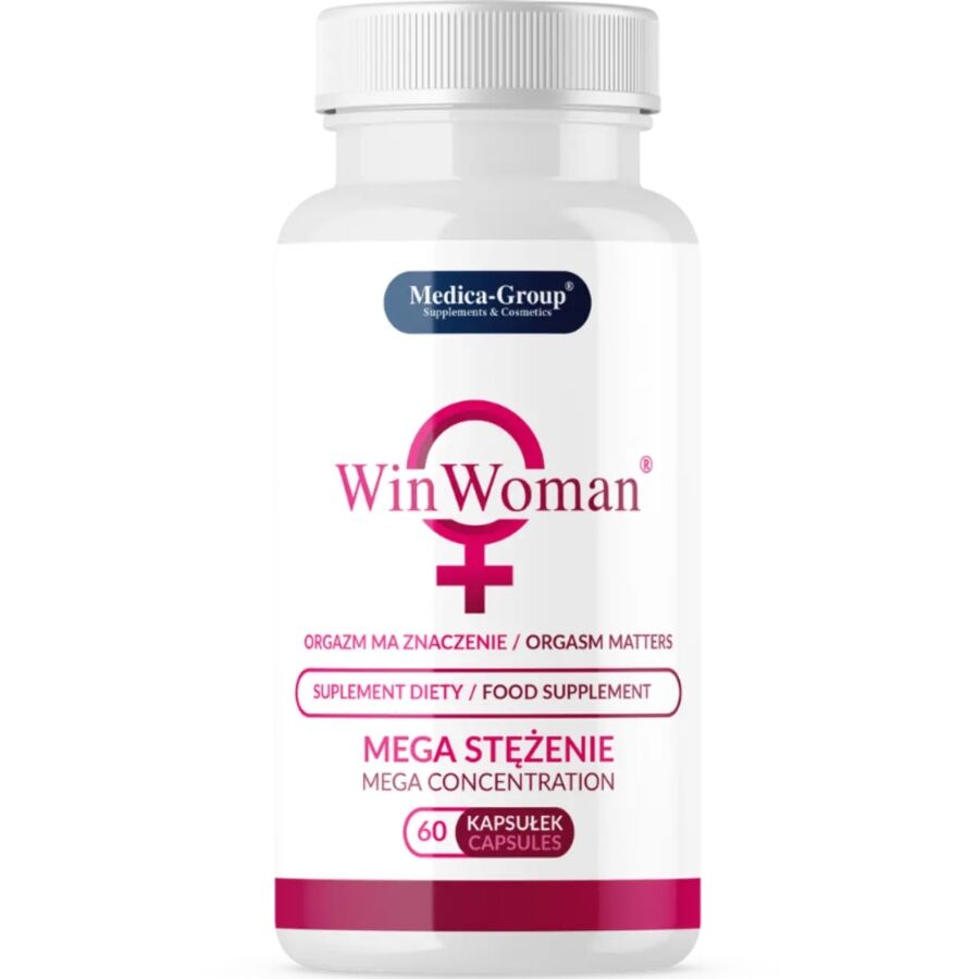 POTENTE - MEDICA GROUP - WIN WOMAN LIBIDO ENLARGEMENT 60 CÁPSULAS