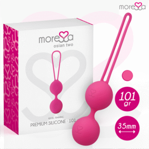 POTENTE - MORESSA - OSIAN DOIS SILICONE PREMIUM ROSA