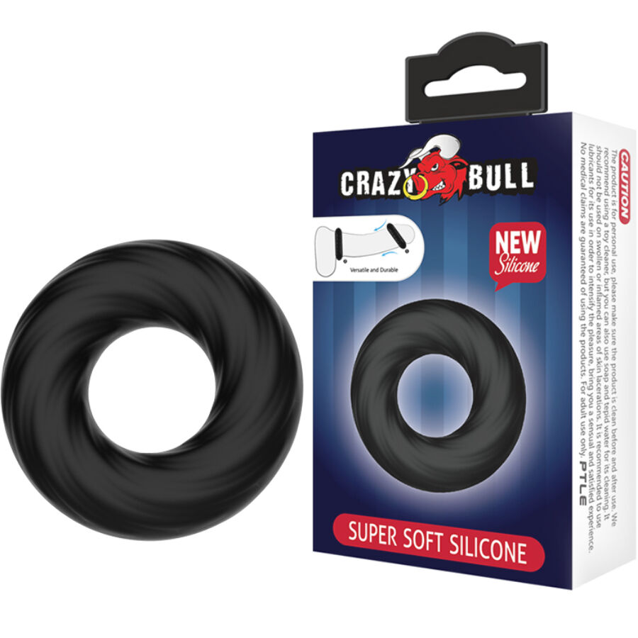 POTENTE - CRAZY BULL - ANEL DE SILICONE ESPIRAL