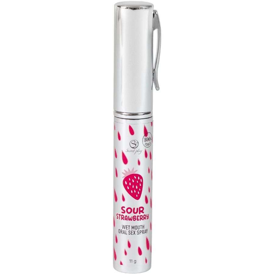 SECRETPLAY - SPRAY PARA SEXO ORAL COM SABOR DE MORANGO AZEDO - Image 2