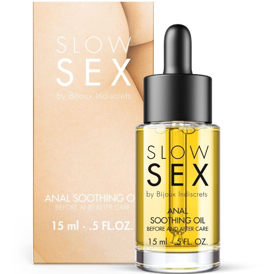 POTENTE - BIJOUX INDISCRETS - ÓLEO ANAL CALMANTE PARA SEXO LENTO 15 ML