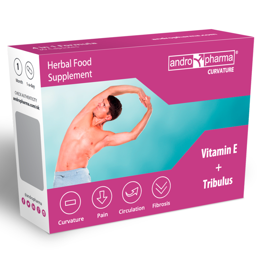 POTENTE - ANDROPHARMA - TRATAMENTO CURVATURA PEYRONIE