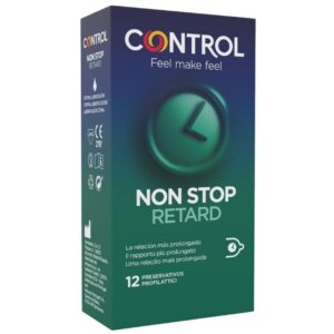 POTENTE - CONTROL - NON STOP RETARD CONDOMS 12 UNITS