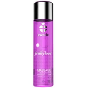 POTENTE - SWEDE - FRUITY LOVE EFEITO DE AQUECIMENTO ÓLEO DE MASSAGEM ROSA FRAMBOESA E RUIBARBO 60 ML