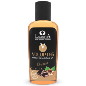 POTENTE - INTIMATELINE LUXURIA - VOLUPTAS GEL DE MASSAGEM COMESTÍVEL EFEITO AQUECEDOR - CHOCONUT 100 ML