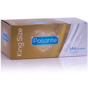 POTENTE - PASANTE - PRESERVATIVOS KING SIZE CAIXA 144 UNIDADES