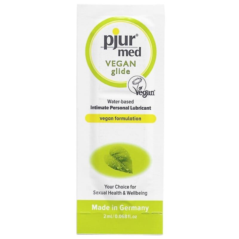 POTENTE - PJUR - MED VEGAN GLIDE LUBRIFICANTE BASE DE GUA 2 ML