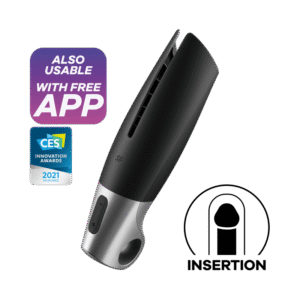 POTENTE - SATISFYER - MASTURBADOR POWER PRETO