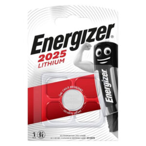 POTENTE - ENERGIZER - BATERIA BOTO DE LÍTIO CR2025 3V 1 UNIDADE
