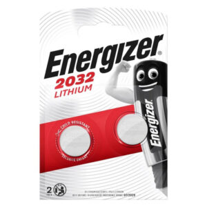 POTENTE - ENERGIZER - BATERIA BOTO DE LÍTIO CR2032 3V 2 UNIDADE