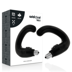 POTENTE - ADDICTED TOYS - MASSAGEIRO ANAL PRETO