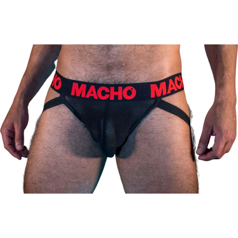 POTENTE - MACHO - MX26X2 JOCK PRETO/VERMELHO M