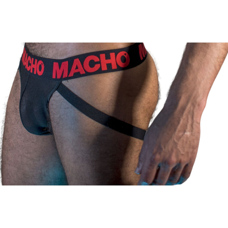 MACHO - MX26X2 JOCK PRETO/VERMELHO M - Image 2
