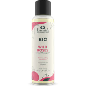 POTENTE - INTIMATELINE LUXURIA - ÓLEO DE MASSAGEM BIO ROSAS SELVAGENS 100 ML