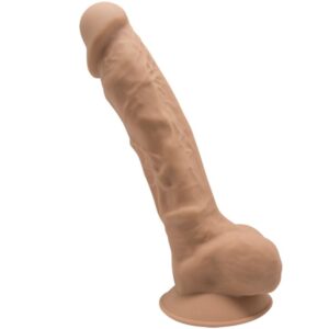 POTENTE - SILEXD - MODELO 1 PÊNIS REALÍSTICO PREMIUM SILEXPAN SILICONE CARAMELO 17.5 CM