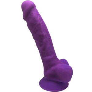 POTENTE - SILEXD - MODELO 1 PÊNIS REALÍSTICO PREMIUM SILEXPAN SILICONE VIOLETA 17.5 CM